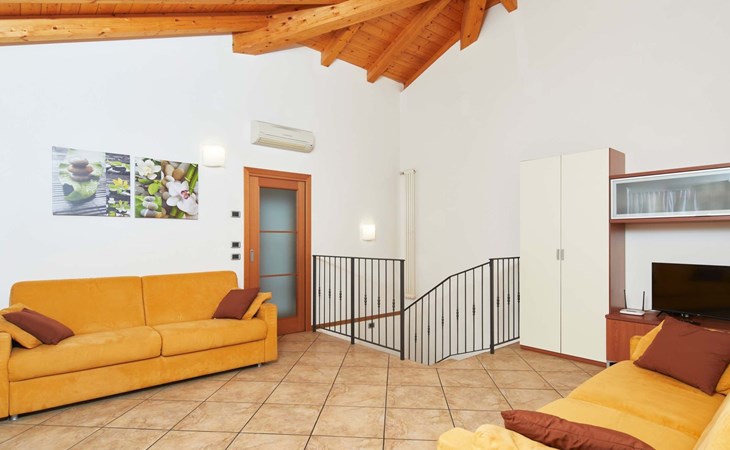 Superior-Dachgeschosszimmer mit großem Balkon BV4 1