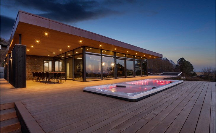 Awesome home in Knebel with sauna 1