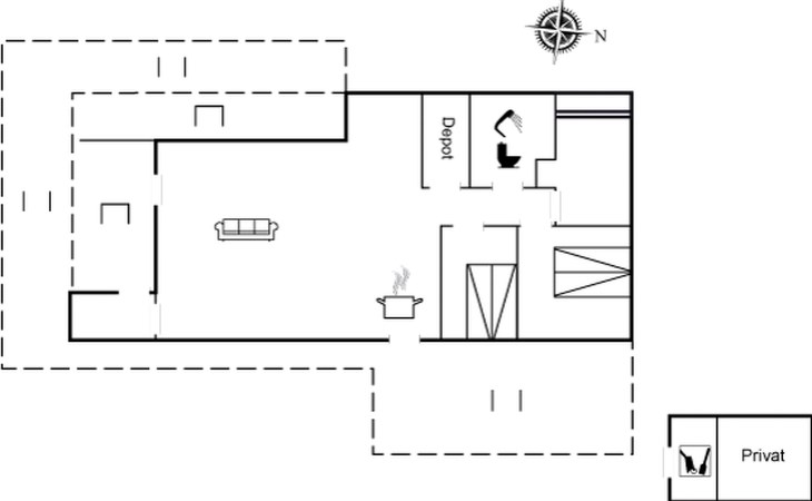 "Nashota" - 700 meter van de zee in West-Jutland 1