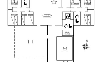 „Rajka“ – alles inklusive – 800 m vom Meer entfernt in Lolland, Falster und Mo 2