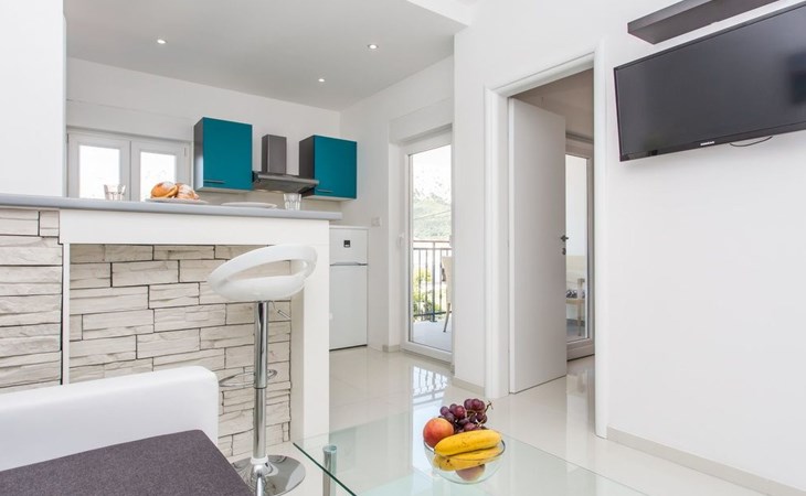 Nettes Appartement in Baška mit Eigenem Balkon 1