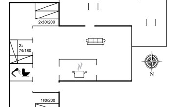 "Eddy" - 50m from the sea in Lolland, Falster and Mon 2