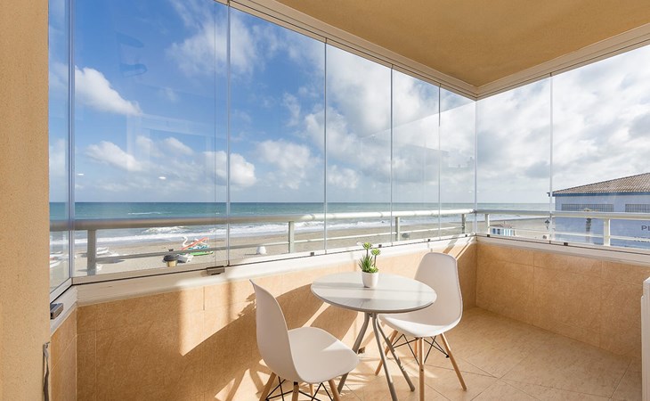 Beach front apartment 1