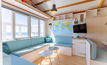 Beach sleep house near Dishoek directly by the sea with panoramic view and terrace, number 342 2