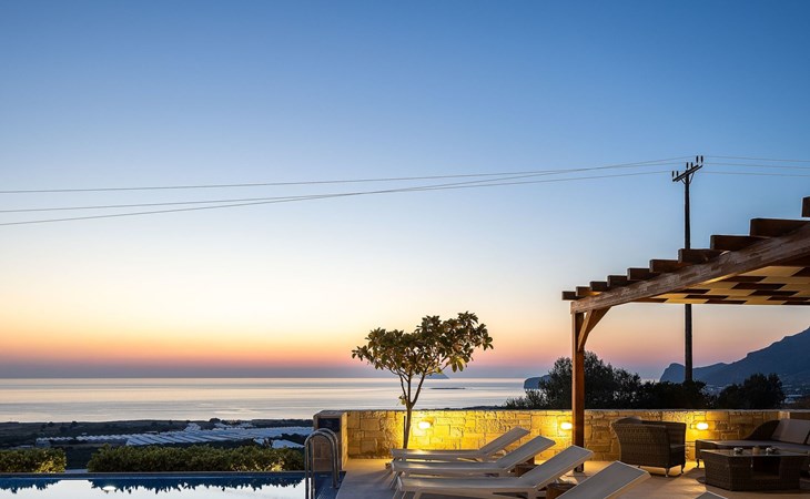 Villa Elpida I Meerblick, ''beheizter'' Pool 1