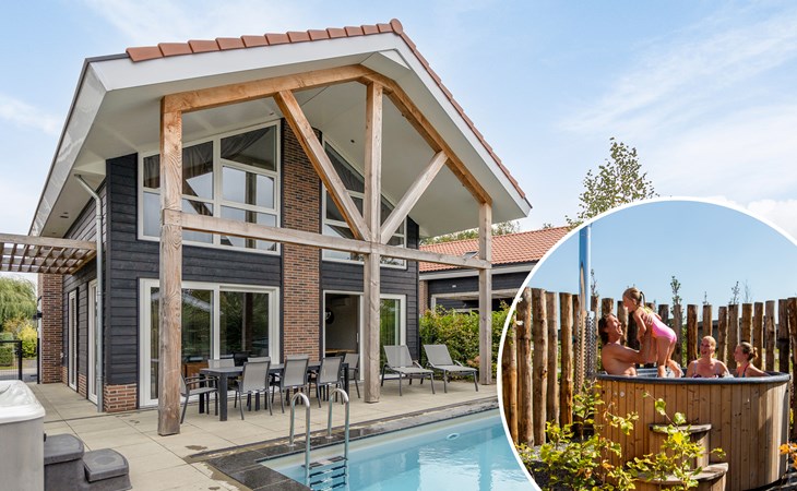 Villa 10 personen Zwembad en Wellness (Hottub) 1