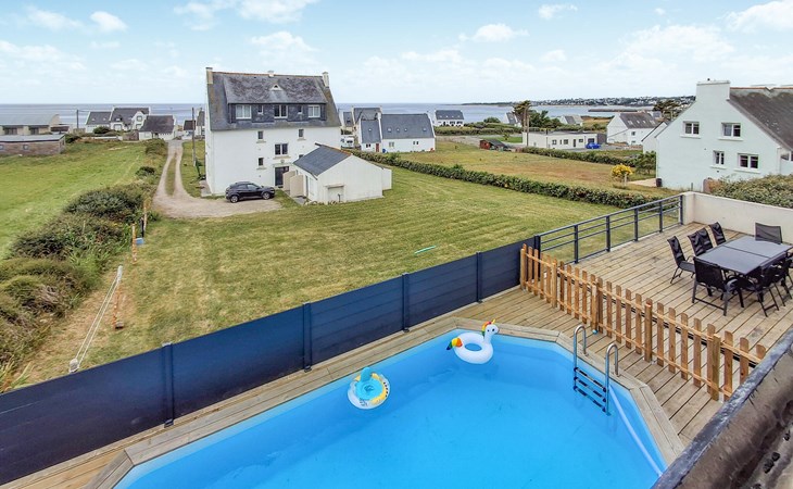 Maison avec piscine vue mer 1
