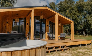 Beach View Scandi Scandi mit Hot Tub | 4 P  2