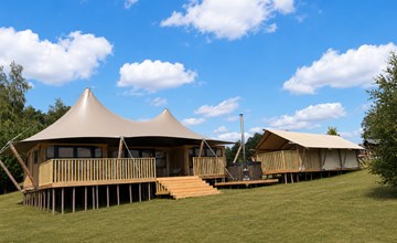 Glamfield Lodge Deluxe met hottub | 4 Pers. 2