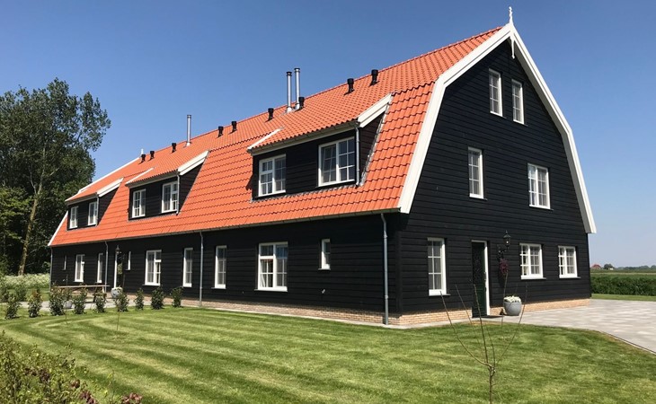 Texels Landleven I duurzaam luxe groepsvakantiehuis met sauna 1