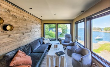 Nice home in Fitjar with house sea view 3