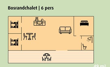 Bosrandchalet | 6 personen 3