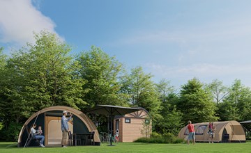 De Waard Tunneltent met privé sanitair | 5 personen 2