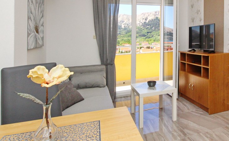 in Baška mit Eigenem Balkon 1