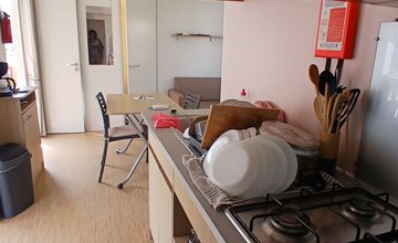 Mobilheim "Les Dunes" mit Blick auf das Wasser 2