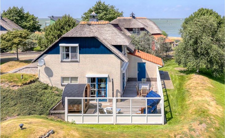 Ocean front home in Makkum with sauna 1