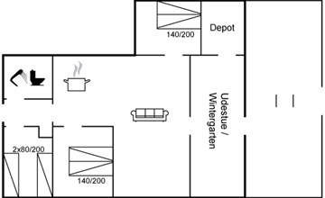 "Soraya" - 700 meter van de inham in het Limfjord 2