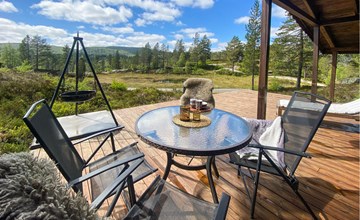 Nice home in åseral with house a mountain view 2