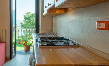 Studio-Apartment mit Balkon mit Seeblick und Zugang zum Garten 2