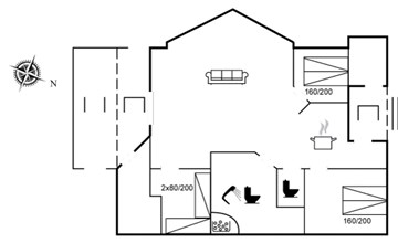 „Ewa“ – 75 m vom Meer in Sealand entfernt 2