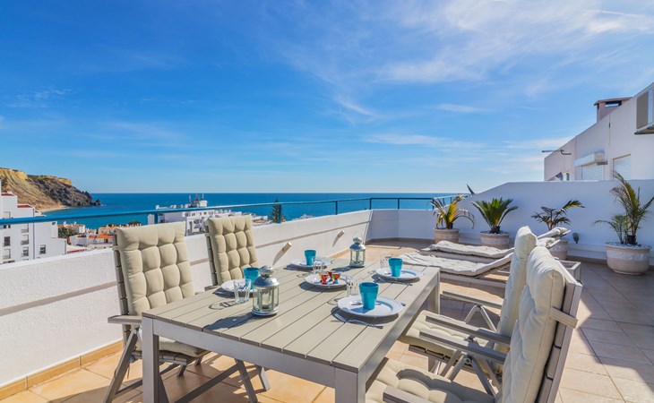 Uitzicht op zee Praia da Luz 1