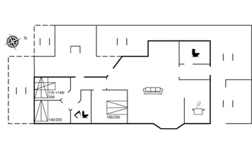 "Wehrhart" - all-inclusive - 125m van zee in Funen 2
