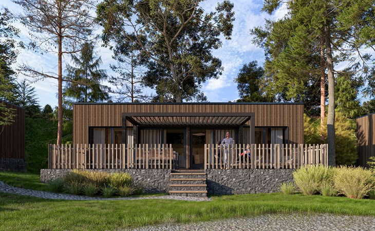 Panorama Lodge mit Hot Tub | 4 personen  1