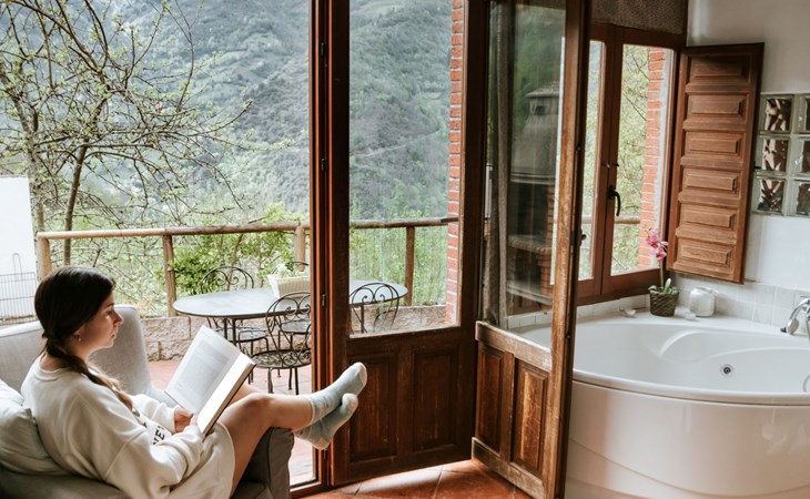 Jacuzzi, Kamin, Grill und spektakuläre Aussicht 1