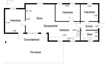 "Hoghni" - 850m to the inlet in Western Jutland 2