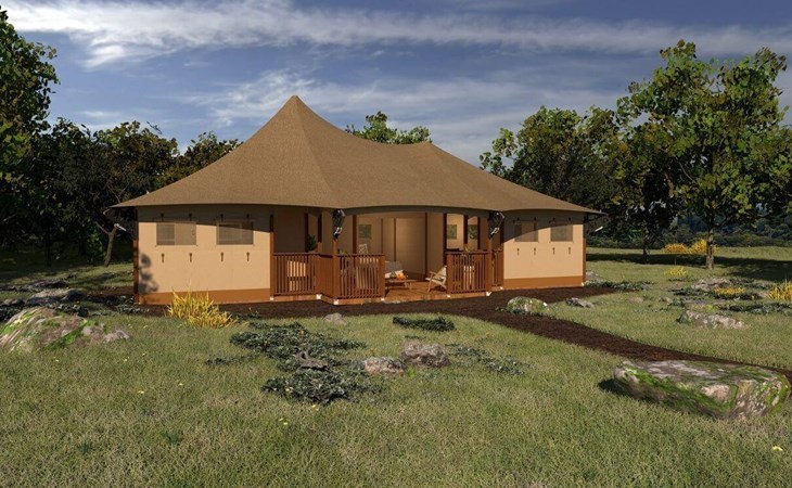 Glamfield Lodge Deluxe met hottub | 6 Pers. 1