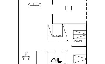 "Tille" - 700 meter van de inham in het Limfjord 2