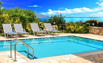 Nettes Ferienhaus in Georgioupoli mit Garten, Grill und Terrasse und Panoramabl 3