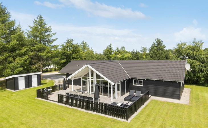 Gorgeous home in Glesborg with sauna 1
