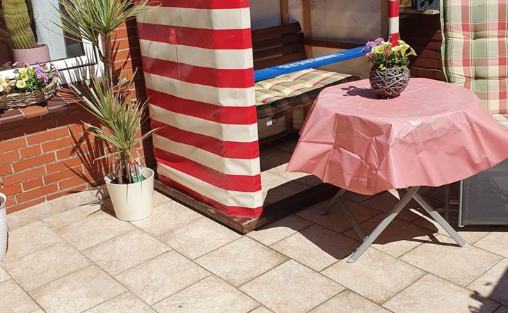 Apartment mit Terrasse am Südstrand 1