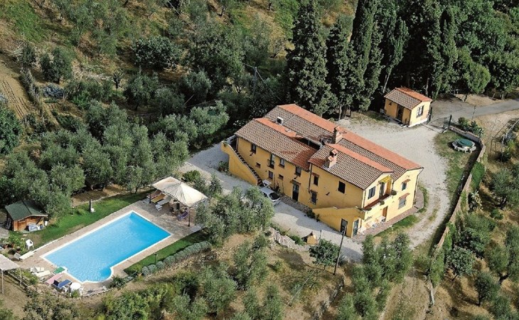 Toskanische Villa 14 Personen Ultra-Panoramapool 1