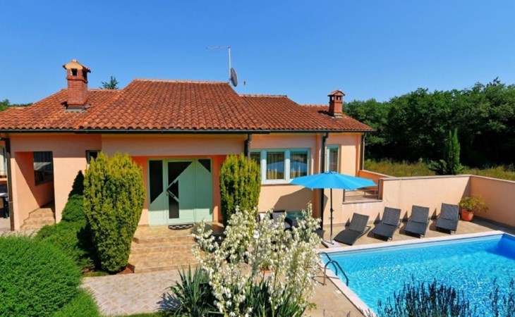Villa Steffani in Kapelica, Istrien mit Pool 1